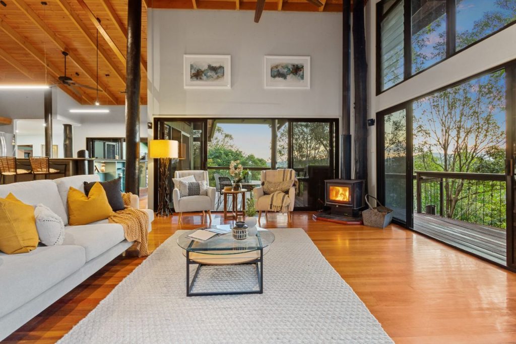 Beautiful Brisbane living room in nice suburb